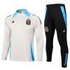 Argentinië Trainings Sweatshirt Quarter-zip 2024-25 Witte - Kids